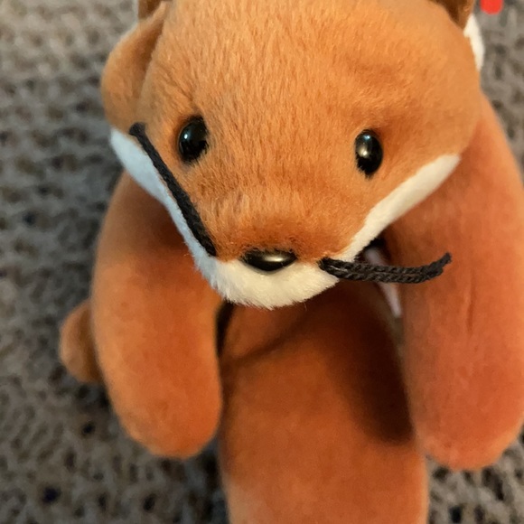 Sly the fox beanie baby. Never played with or displayed. - Picture 4 of 9
